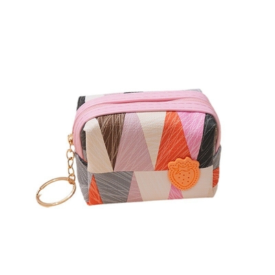 MOYNA KASZEK MODY MINI SIMPLER ZIPPER KOMPAKT KOREJSKA WERZJA STUDENT CUTE GIRL HEART CARD KEY MOINET MALY portfel