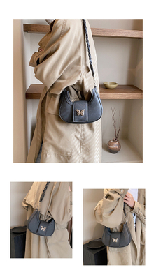 Popularny nowy design torebki NICHE trendy kobiece FOREIGN STYLE motyle torebki zaawansowane sens wszystkich ramion torebki pod ramionami