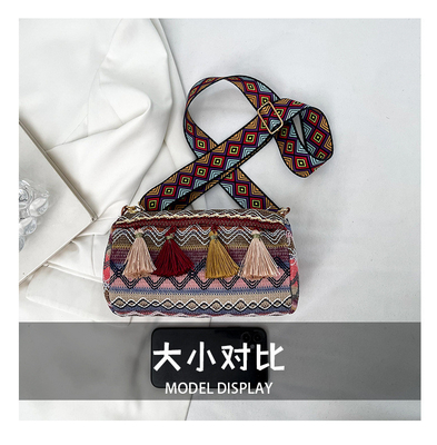 MODA CHINESE NATIONAL STYLE szerokie opony opony poduszki torba transkorporacyjna torba z paskami torba z paskami torba damska