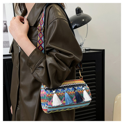 MODA CHINESE NATIONAL STYLE szerokie opony opony poduszki torba transkorporacyjna torba z paskami torba z paskami torba damska