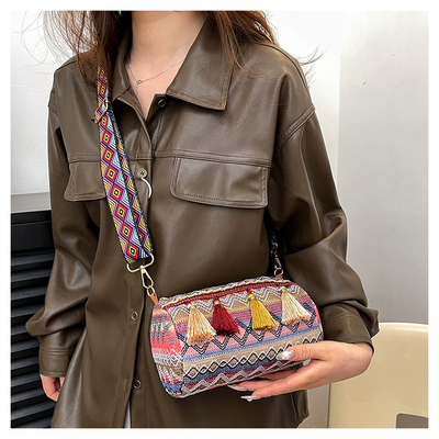 MODA CHINESE NATIONAL STYLE szerokie opony opony poduszki torba transkorporacyjna torba z paskami torba z paskami torba damska