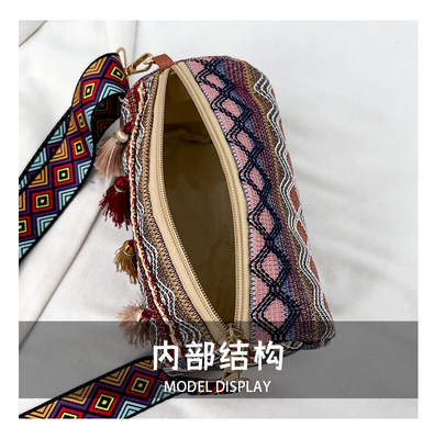 MODA CHINESE NATIONAL STYLE szerokie opony opony poduszki torba transkorporacyjna torba z paskami torba z paskami torba damska