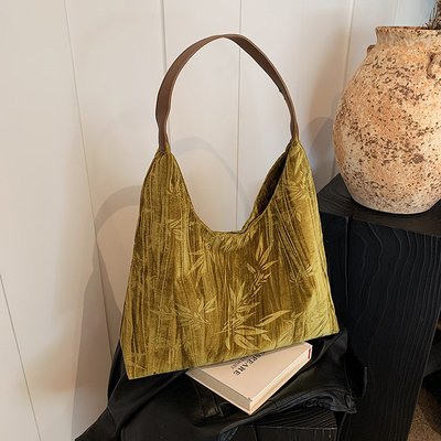 Nowy chiński styl dużych pojemności torba pod pachą trend nowa moda średniowieczny torba na ramię kobiety mniejszości dojazd torba Tote