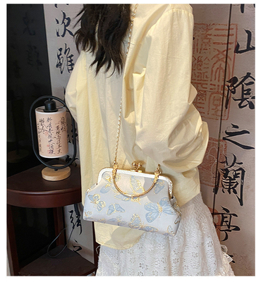 NOWA CHINESE STYLE CHEONGSAM DINNER BAG dla kobiet 2024 PRZESŁOWA/LATO NOWA RYCZKA SENIOR CHAIN CROSSBODY BAG