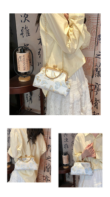 NOWA CHINESE STYLE CHEONGSAM DINNER BAG dla kobiet 2024 PRZESŁOWA/LATO NOWA RYCZKA SENIOR CHAIN CROSSBODY BAG
