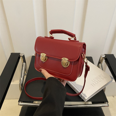 SENIOR SENSE OF RETRO SMALL BAG WOMEN 2024 NOWA LATNA MODA STYL FOREIGN BAG STYLE NICH ALL Kwadratna torebka ręczna