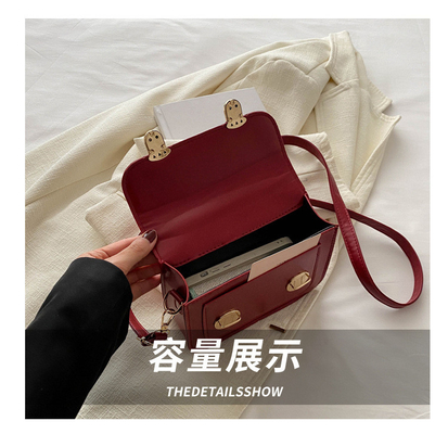 SENIOR SENSE OF RETRO SMALL BAG WOMEN 2024 NOWA LATNA MODA STYL FOREIGN BAG STYLE NICH ALL Kwadratna torebka ręczna