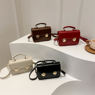 SENIOR SENSE OF RETRO SMALL BAG WOMEN 2024 NOWA LATNA MODA STYL FOREIGN BAG STYLE NICH ALL Kwadratna torebka ręczna
