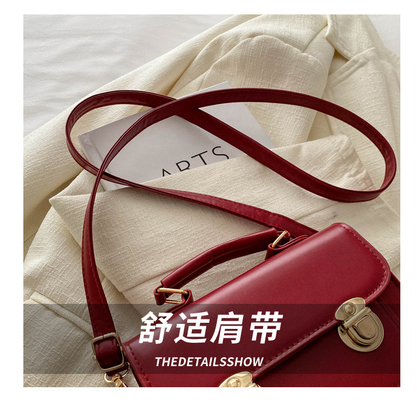 SENIOR SENSE OF RETRO SMALL BAG WOMEN 2024 NOWA LATNA MODA STYL FOREIGN BAG STYLE NICH ALL Kwadratna torebka ręczna