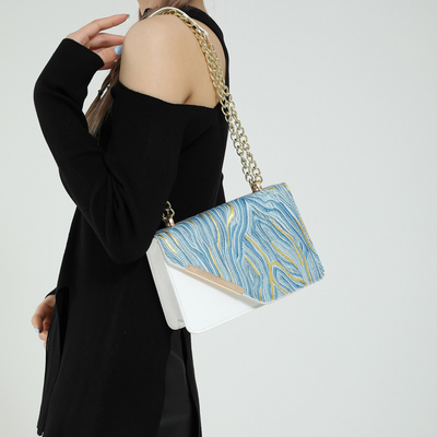Torba kobiety nowa moda mała torba kwadratowa hurtowa nisza prosty retro quicksand wszystko jedno ramię crossbody cha