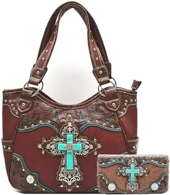 WESTERN STYLE RYNESTONE CROSS STUDED LASER CUT WINGS ZBROJENIA SKÓROWA KASZEK DAMY KASZEK KASZEK KASZEK KASZEK