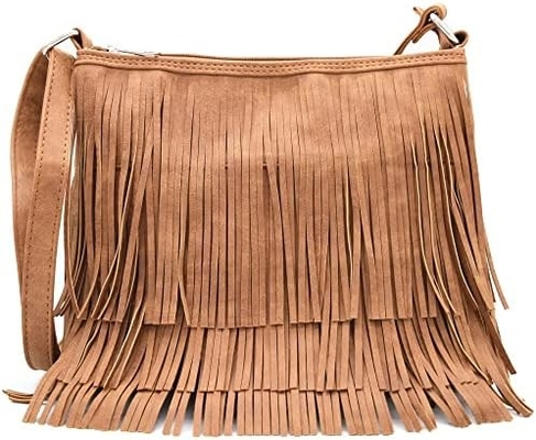 WESTERN COWGIRL MODY STYLE skórzane FRINGE KROZBODY torebki damskie torebki kraje Codzienne torba ramienne