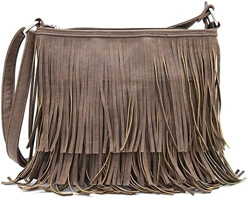 WESTERN COWGIRL MODY STYLE skórzane FRINGE KROZBODY torebki damskie torebki kraje Codzienne torba ramienne