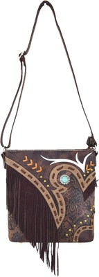 WESTERN COWGIRL MODY STYLE skórzane FRINGE KROZBODY torebki damskie torebki kraje Codzienne torba ramienne