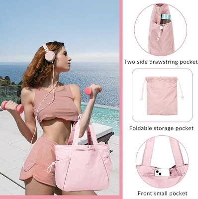 BTOOP TOTE BAG dla kobiet, Złata torba plażowa, łagodna torba do podróży, pracy