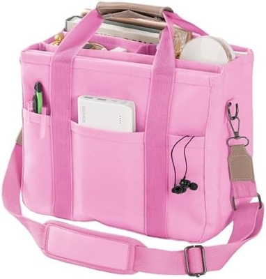 Torebka z płótnem z wieloma kieszeniami Crossbody torebka dla kobiet Modna torebka na ramię Wszystko torebka z Compart