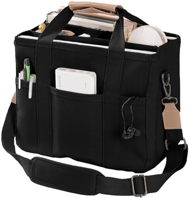 Torebka z płótnem z wieloma kieszeniami Crossbody torebka dla kobiet Modna torebka na ramię Wszystko torebka z Compart