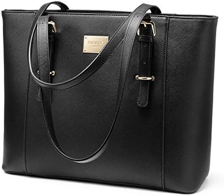 LOVEVOOK LAPTOP BAG dla kobiet, STRUKTURED LEATHER KOMPUTER BAG, PROFESJONALNIE ROBICZNE TOTE WASZKI, WYBOR NAUCZY/PRAWNIKOW,