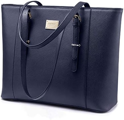 LOVEVOOK LAPTOP BAG dla kobiet, STRUKTURED LEATHER KOMPUTER BAG, PROFESJONALNIE ROBICZNE TOTE WASZKI, WYBOR NAUCZY/PRAWNIKOW,