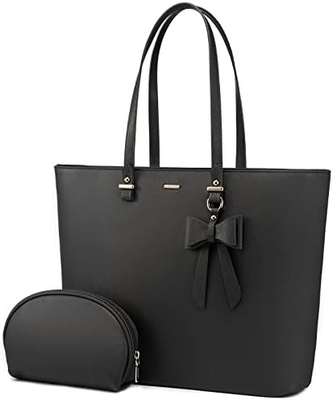 LOVEVOOK LAPTOP BAG dla kobiet, STRUKTURED LEATHER KOMPUTER BAG, PROFESJONALNIE ROBICZNE TOTE WASZKI, WYBOR NAUCZY/PRAWNIKOW,
