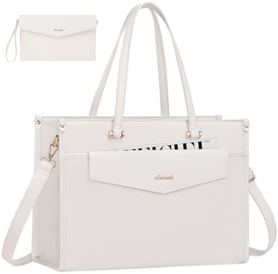 LOVEVOOK Torba laptopowa dla kobiet, 15,6 cala Torba laptopowa 2-w-1