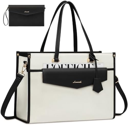 LOVEVOOK Torba laptopowa dla kobiet, 15,6 cala Torba laptopowa 2-w-1