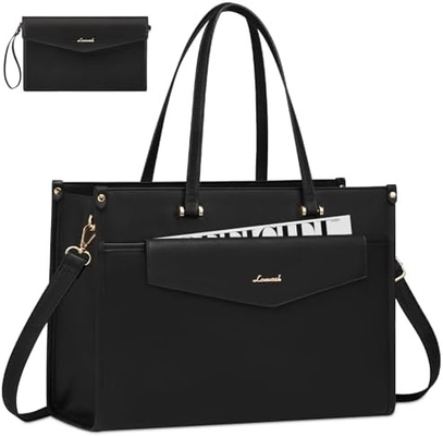 LOVEVOOK Torba laptopowa dla kobiet, 15,6 cala Torba laptopowa 2-w-1