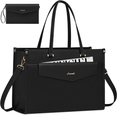 LOVEVOOK Torba laptopowa dla kobiet, 15,6 cala Torba laptopowa 2-w-1