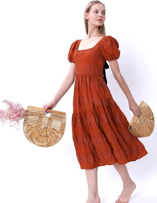 MIUCO WOMEN BAMBOO RYGNA KASKA RYGNA Duża torba torba słoma plaża torby plaża torebka