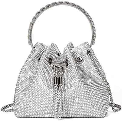 Bling Crystal Rhinestone Purse dla kobiet Sparkly Clutch Handbag Crossbody Bag na wieczorne wesele