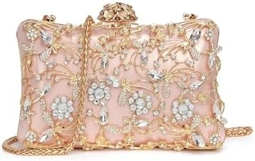 Wieczorne torebki z sprzęglem torebki dla kobiet Rhinestones torebki Sparkling Party ramię torebka ślubna torebka z łańcuchem