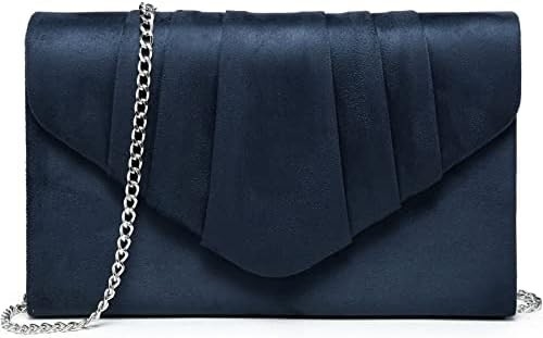 DASEIN WOMEN'S EVENING BAG PLEATED ENVOLOPE Clutch HANDBAG WEDDING PARTY Ślubna torebka