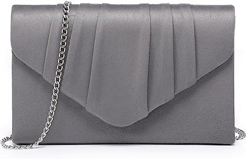 DASEIN WOMEN'S EVENING BAG PLEATED ENVOLOPE Clutch HANDBAG WEDDING PARTY Ślubna torebka