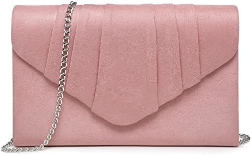 DASEIN WOMEN'S EVENING BAG PLEATED ENVOLOPE Clutch HANDBAG WEDDING PARTY Ślubna torebka
