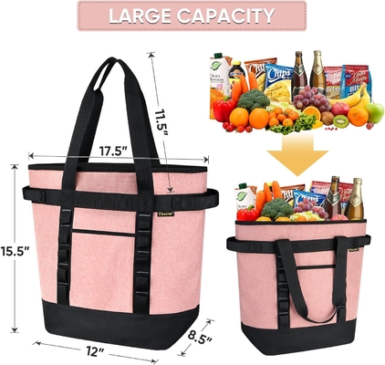 WALINE LARGE 36-CAN COOLER BAGS WIZOLACJA, PEVA MŁOŻY COOLER TOTE BAG, WIZOLACJA WIZOLACJA