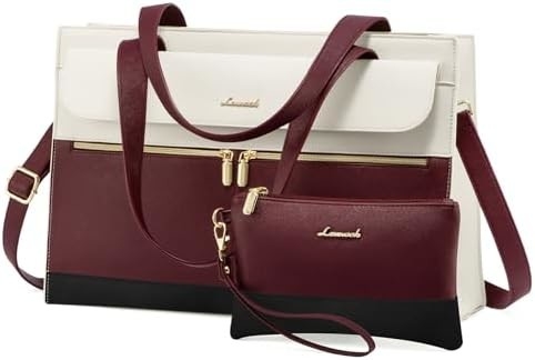 LOVEVOOK LAPTOP BAG Dla kobiet 15,6 cala LAPTOP TOTE WORK BAG PROFESJONALNA skóra KOMPUTER BRIEFCASE WATERPROOF BUSINESS