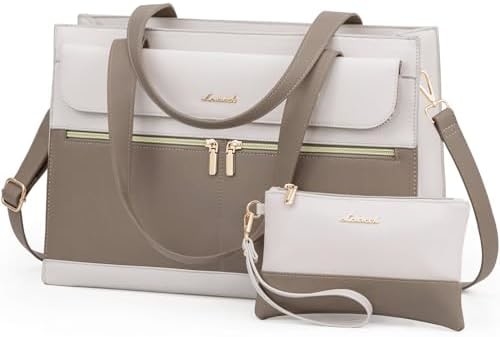 LOVEVOOK LAPTOP BAG Dla kobiet 15,6 cala LAPTOP TOTE WORK BAG PROFESJONALNA skóra KOMPUTER BRIEFCASE WATERPROOF BUSINESS