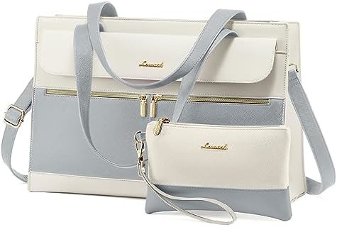 LOVEVOOK LAPTOP BAG Dla kobiet 15,6 cala LAPTOP TOTE WORK BAG PROFESJONALNA skóra KOMPUTER BRIEFCASE WATERPROOF BUSINESS