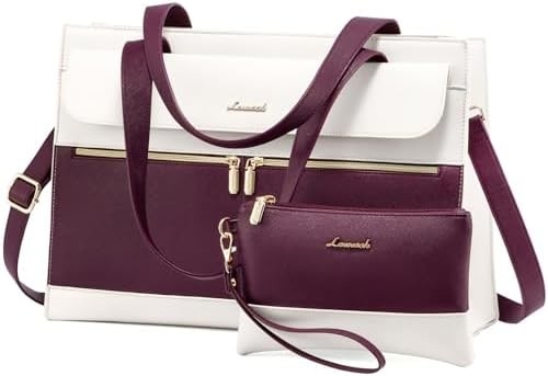LOVEVOOK LAPTOP BAG Dla kobiet 15,6 cala LAPTOP TOTE WORK BAG PROFESJONALNA skóra KOMPUTER BRIEFCASE WATERPROOF BUSINESS