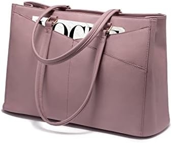 Łaptopa TOTE BAG dla kobiet 15,6 cali WATERPROOF skórzane KOMPUTEROWE BAGY BIZNESOWE PRACA KONSULTATORSKA Czarna