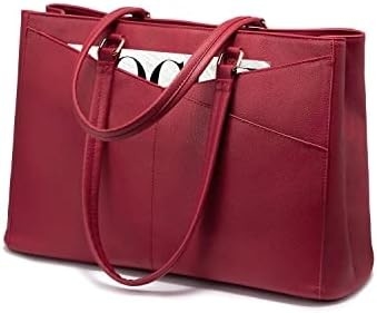 Łaptopa TOTE BAG dla kobiet 15,6 cali WATERPROOF skórzane KOMPUTEROWE BAGY BIZNESOWE PRACA KONSULTATORSKA Czarna