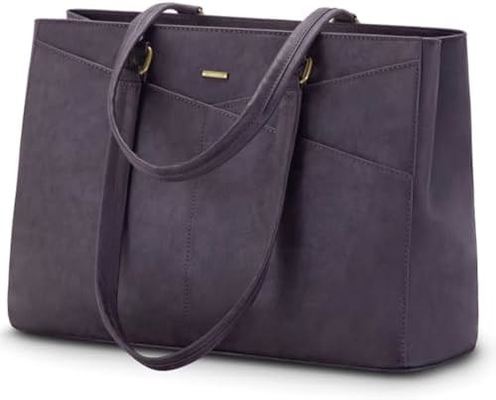 Łaptopa TOTE BAG dla kobiet 15,6 cali WATERPROOF skórzane KOMPUTEROWE BAGY BIZNESOWE PRACA KONSULTATORSKA Czarna