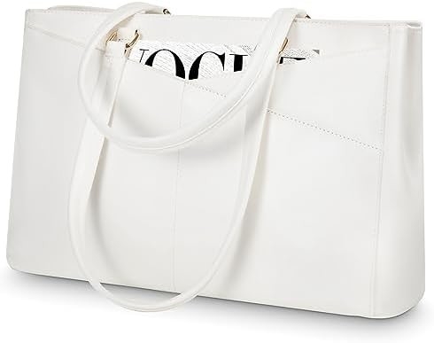 Łaptopa TOTE BAG dla kobiet 15,6 cali WATERPROOF skórzane KOMPUTEROWE BAGY BIZNESOWE PRACA KONSULTATORSKA Czarna