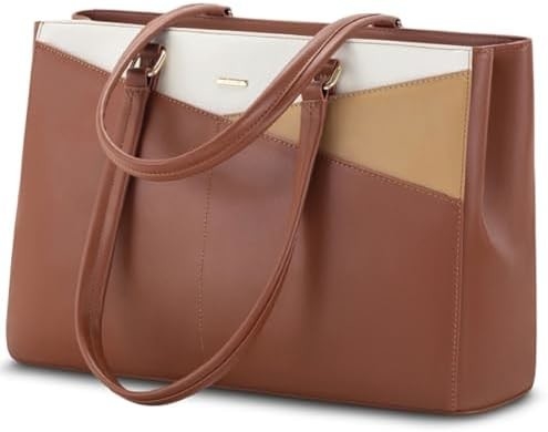 Łaptopa TOTE BAG dla kobiet 15,6 cali WATERPROOF skórzane KOMPUTEROWE BAGY BIZNESOWE PRACA KONSULTATORSKA Czarna