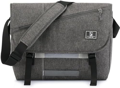 OIWAS Messenger Bag dla mężczyzn, 15.6 Inch Laptop Crossbody Bags Kobiety Casual Sachet Shoulder Bag Biuro podróży College