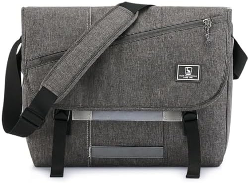 OIWAS Messenger Bag dla mężczyzn, 15.6 Inch Laptop Crossbody Bags Kobiety Casual Sachet Shoulder Bag Biuro podróży College