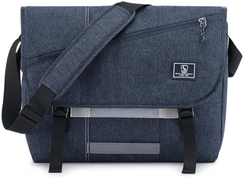 OIWAS Messenger Bag dla mężczyzn, 15.6 Inch Laptop Crossbody Bags Kobiety Casual Sachet Shoulder Bag Biuro podróży College