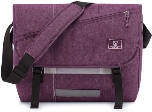 OIWAS Messenger Bag dla mężczyzn, 15.6 Inch Laptop Crossbody Bags Kobiety Casual Sachet Shoulder Bag Biuro podróży College