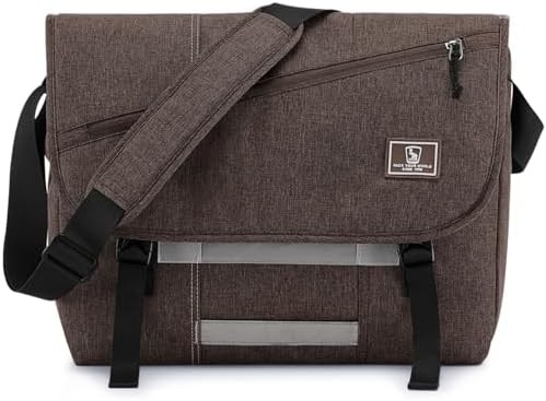 OIWAS Messenger Bag dla mężczyzn, 15.6 Inch Laptop Crossbody Bags Kobiety Casual Sachet Shoulder Bag Biuro podróży College