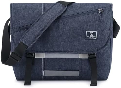 OIWAS Messenger Bag dla mężczyzn, 15.6 Inch Laptop Crossbody Bags Kobiety Casual Sachet Shoulder Bag Biuro podróży College